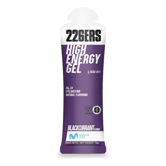 226ers High Energy Gel Blackcurrant Bcaa's