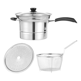Olla Freidora Con Cesta De Freidora De Acero Inoxidable,. Olla Freidora Con Cesta De Freidora De Acero Inoxidable,.