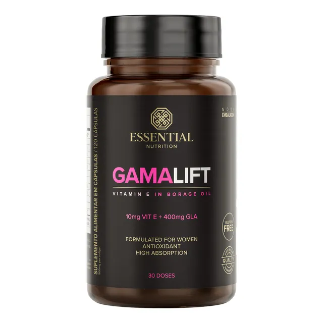 Gamalift Essential Nutrition 120 Cápsulas Vitamina E + Óleo de Borragem