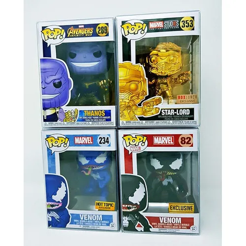 5 Protectores Para Funko Pop Transparente Caja Colección