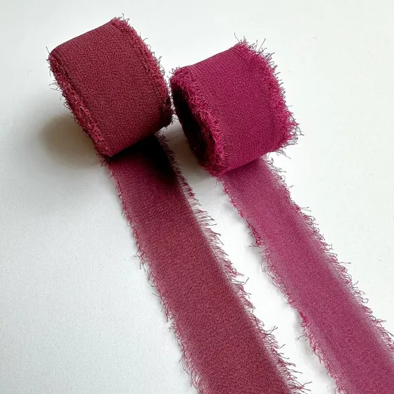 10 Metros 2cm Fita Chiffon Artesanal Convite Para Decoração