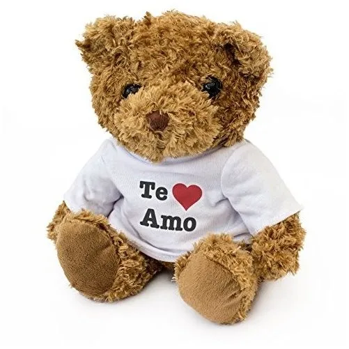 Nuevo - Te Amo - Oso De Peluche - Lindo Suave Corazon P3k4x