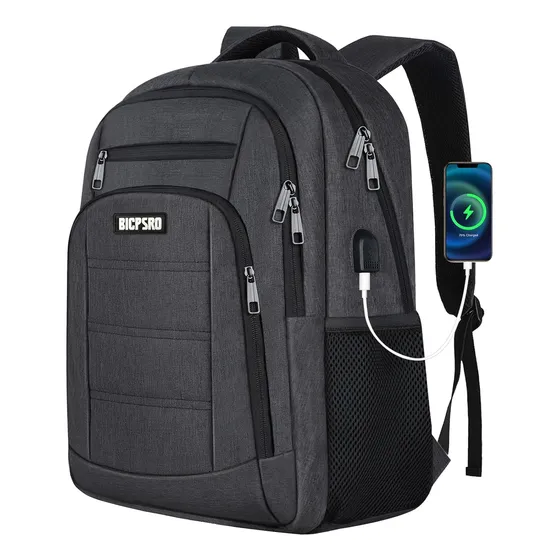 Bolso Morral Unisex Juvenil 100% Importado Entrada Usb 