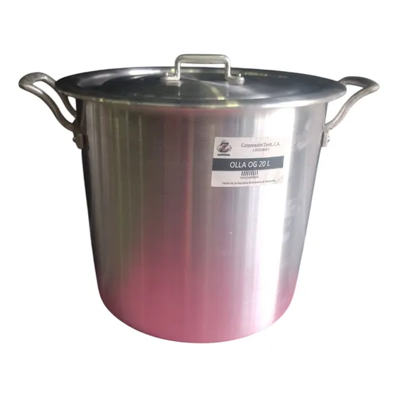 Olla De Aluminio 20 Litos Marca Zenit
