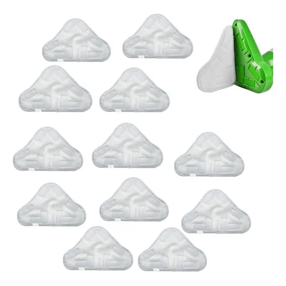 12 Unidades Para Capa De Pano De Limpeza H2o X5 Steam Mop