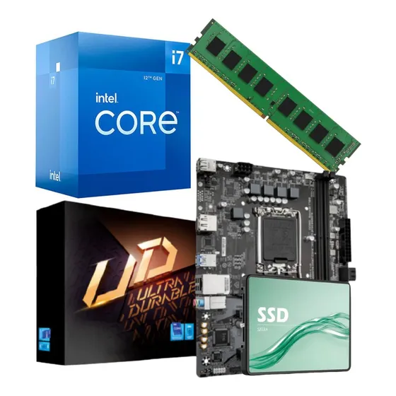 Combo Actualización Pc Intel I7-12700 + 16 Gb + Ssd 256 Gb