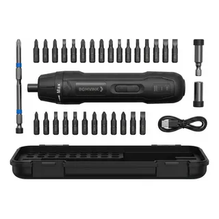 Bomvink Bom-9917 Parafusadeira Elétrica 3.6v 33 Pçs Maleta
