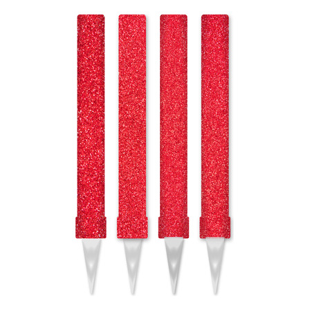 Pack 4 Bengalas De Independiente Gibre Roja Para Tortas Pack 4 Bengalas De Independiente Gibre Roja Para Tortas