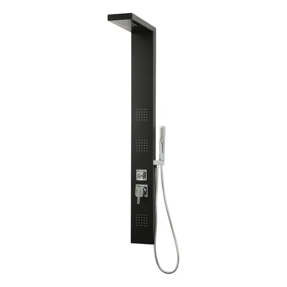 Ducha Escocesa Columna Gloa 3 Spray Negra Duchador Outlet