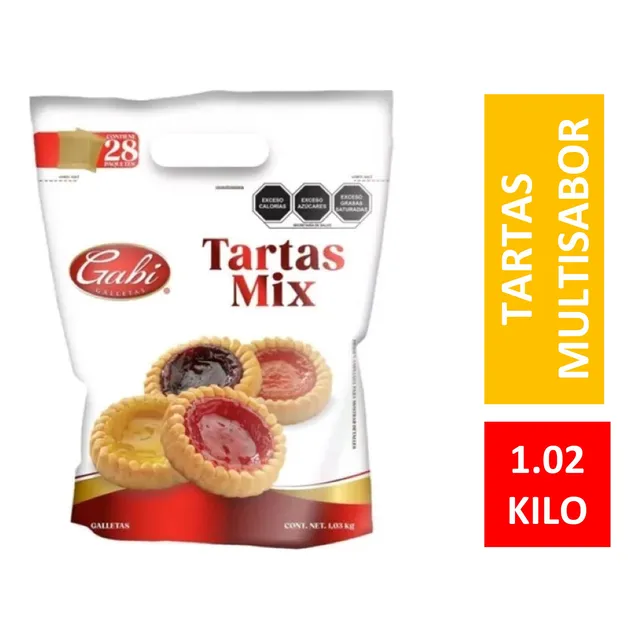 Galletas Gabi Explosion Tartas Con Relleno 1.027 Kg Multisabor
