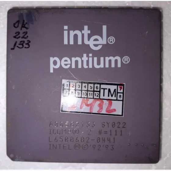 Processador Intel Pentium 133  A80502133  Socket 7