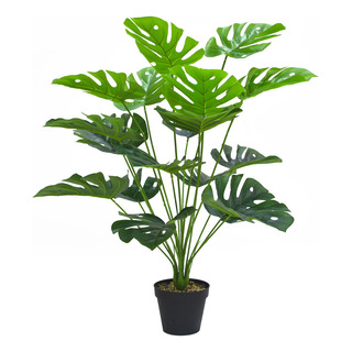 Árvore Artificial Com 18 Folhas Costela De Adão 75cm Árvore Artificial Com 18 Folhas Costela De Adão 75cm