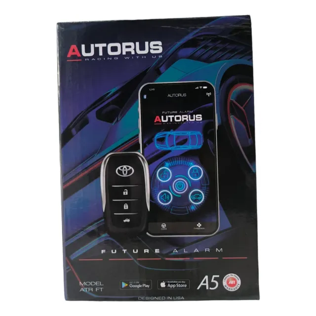 Alarma Con Llave Flip Toyota Con Aplicativo Bluetooth