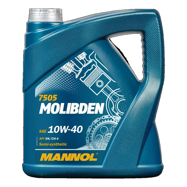 Aceite Mannol Molibden 10w40 5lts Semisintetico