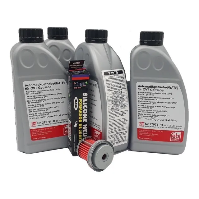 Kit Filtro E Óleo Câmbio Automático Cvt Honda Fit 1.4 1.5 5l