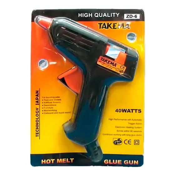 Pistola Para Silicona Gruesa 40 Watts Takema Zd-6