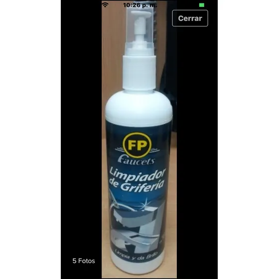 Limpiador Grifería Acero Inoxidable Fp Esprai