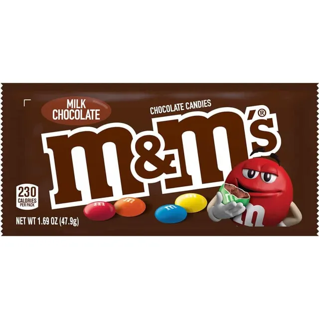 Golosina M&m Caramelos Confitados De Chocolate 47.9g