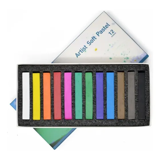 Tiza Pastel 12colores Spf099-12c