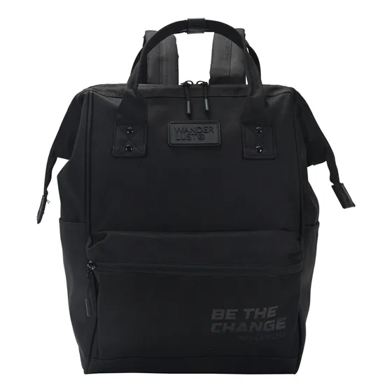 Mochila Boca De Pez Wanderlust Antirrobo Estampa Viaje Urban