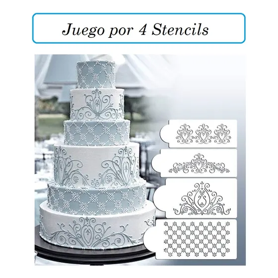 Molde Plantilla Stencils Arabesco Marroqui Reposteria