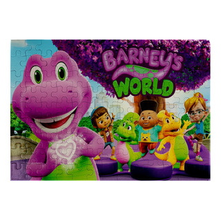 Rompecabezas 117 Piezas Barney Word Dinosaurios Caricatura Rompecabezas 117 Piezas Barney Word Dinosaurios Caricatura