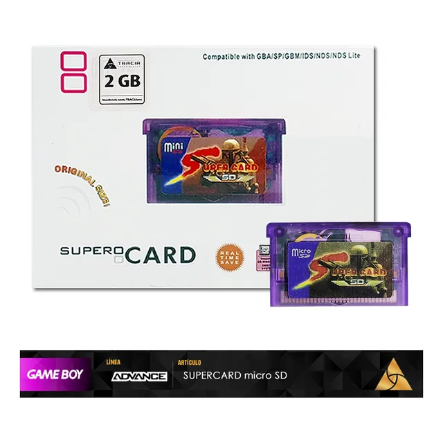 [ Super Card Micro Sd + 2gb ] Gba Sp Nds Lite | Tracia