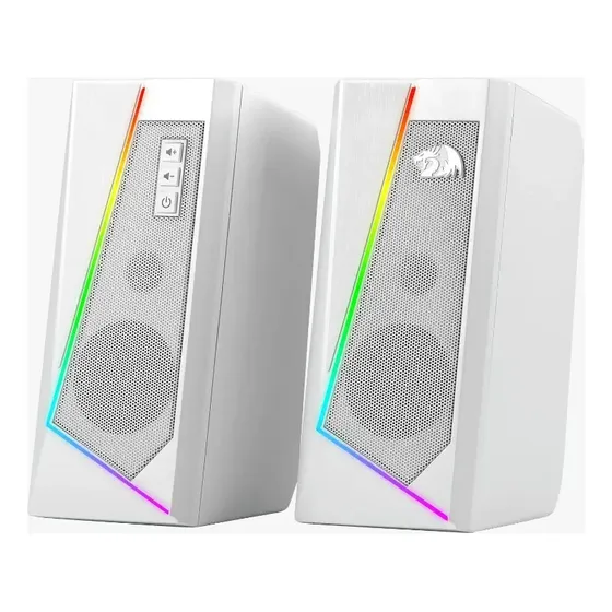 Parlante Estéreo Redragon Anvil GS520 RGB Blanco para Juegos | Cuotas sin interés