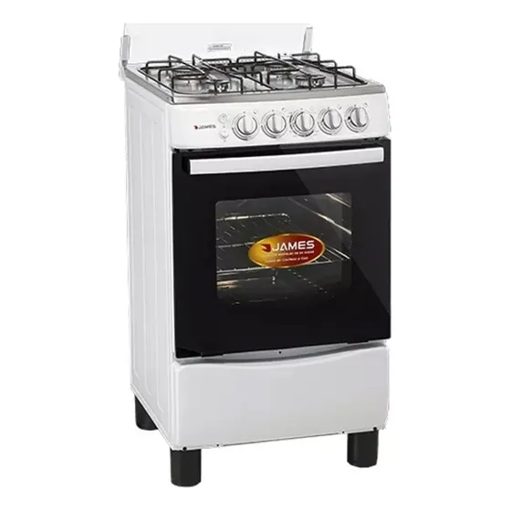 Cocina A Gas James Con Grill Electrico C 650 Mb Blanca (ch)