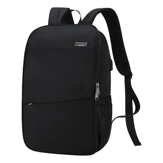 Mochila Para Laptop De 40 Cm, Puerto Usb, Color Negro