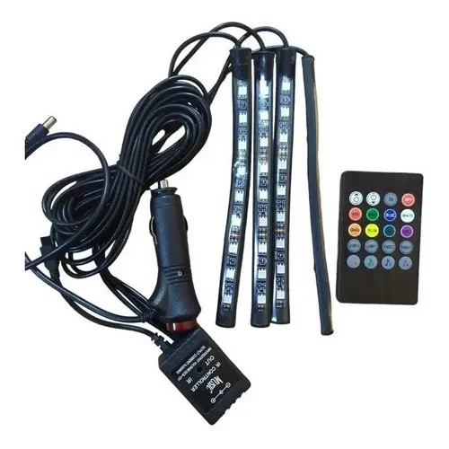 Cinta Led Multicolor 17.5 Cm Con Control Remoto 12v