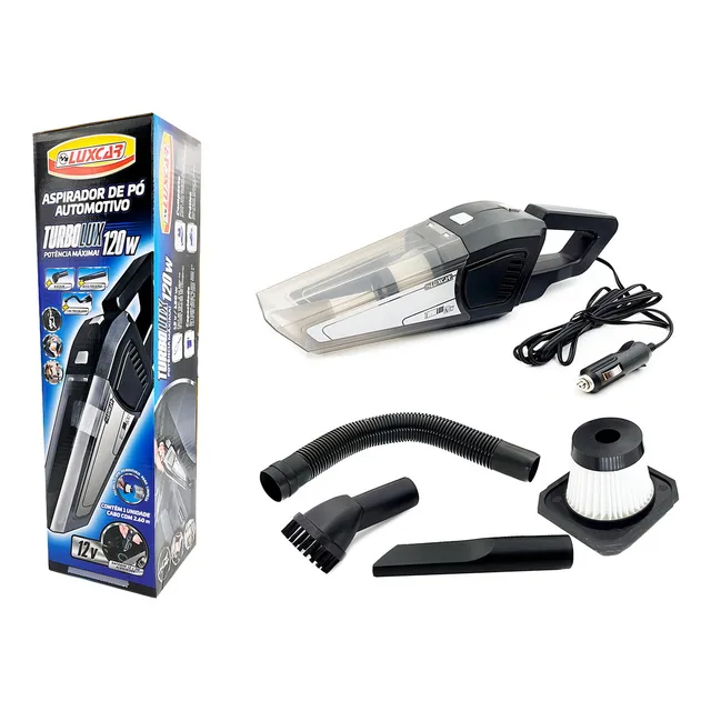 Aspirador De Pó Automotivo Luxcar Potente 120w Turbolux