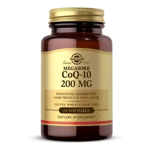 Solgar Megasorb Coq10 200mg 60softgels Sabor Neutro