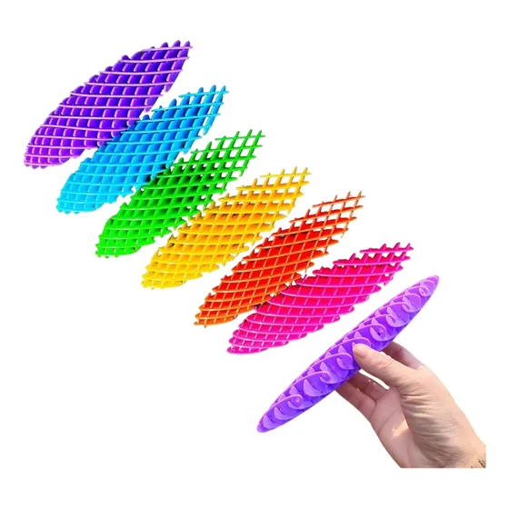 3 Antistress Fidget Morf Worm Brinquedo De Descompressão 3d