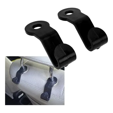 X2 Clip Gancho Para Bolsas Organizador Asiento Trasero Auto