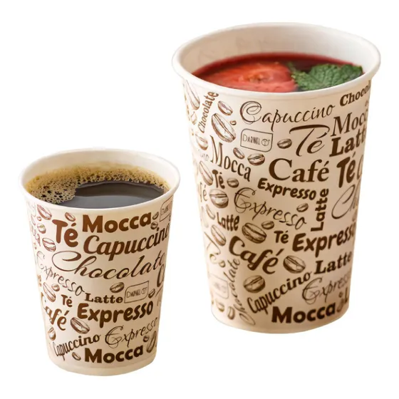 Vaso Polipapel 8 Oz 50 Unidades Color Impreso Darnel