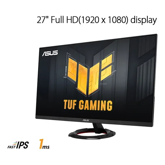 Monitor Asus Tuf Gaming Vg279q3r,  27 , Full Hd, 180hz, Led Negro