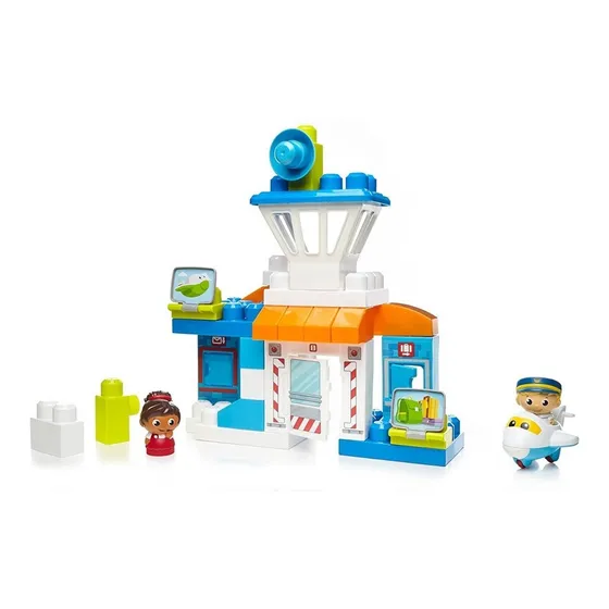 Mega Bloks - Aeropuerto Buen Viaje - Fisher Price Dpj56 Cantidad De Piezas 36