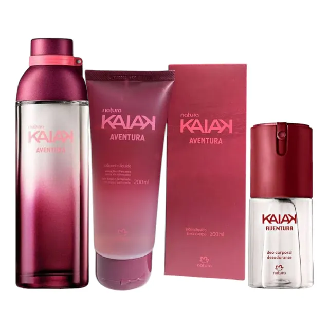 Kit Kaiak Aventura: Colonia 75ml + Jabón + Deo Corpo Natura
