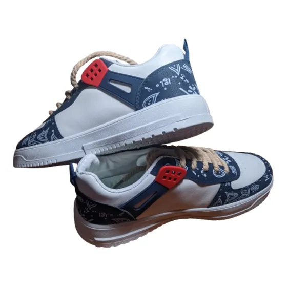 Zapatillas Deportivas Estilo Chino Azul