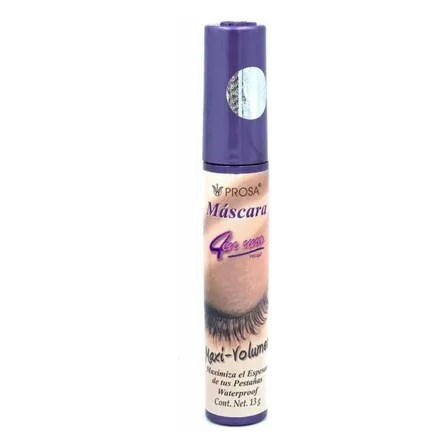 Mascara para Pestañas Maxi Volumen Waterproof Negro Prosa