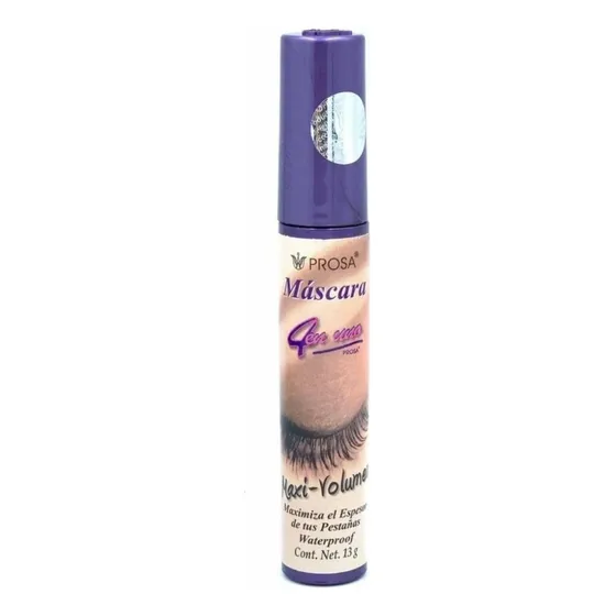 Máscara de pestañas Prosa Maxi Volumen 13g color negro