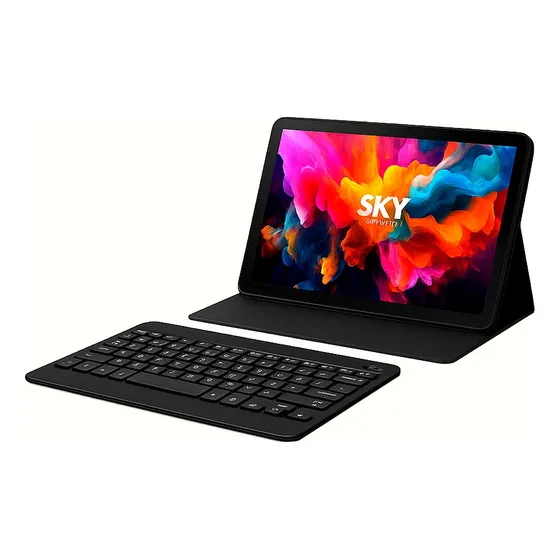 Tablet Lcd Elite T11 Pro Sky Funda + Teclado Silver
