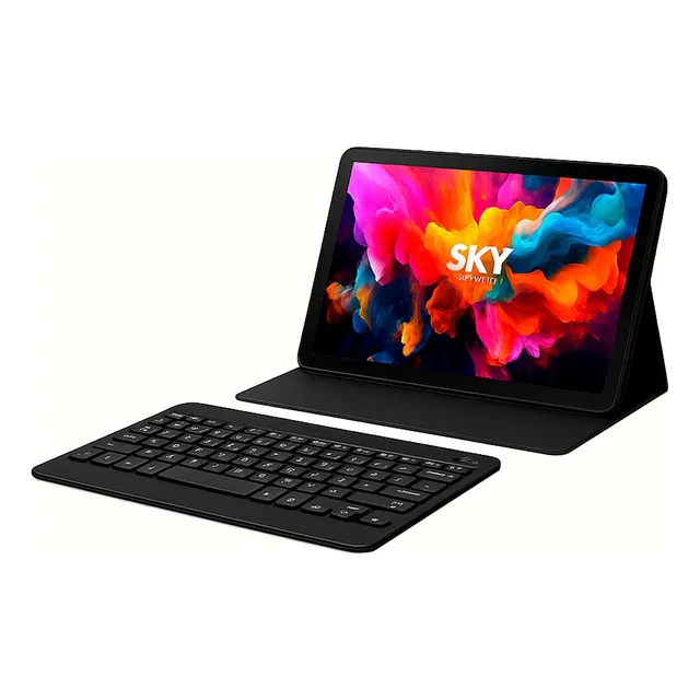 Tablet Lcd Elite T11 Pro Sky Funda + Teclado Silver