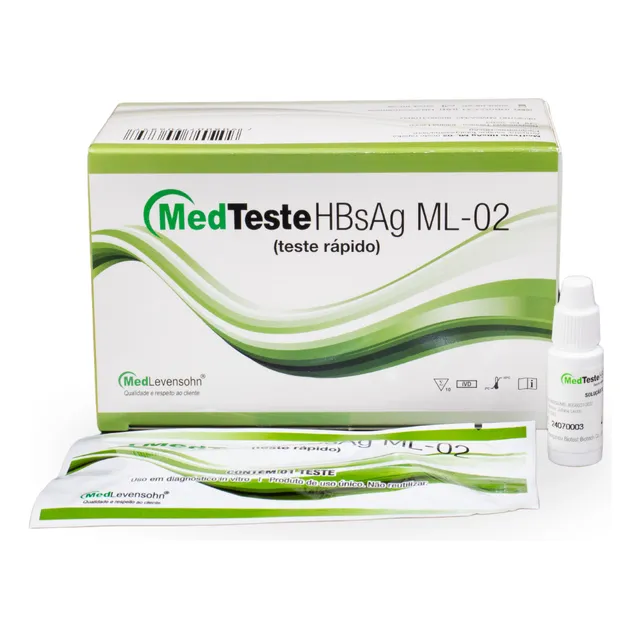 Teste Rápido Hepatite B Hbsag Plus Medteste Kit C/10