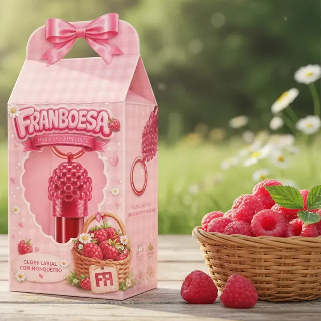 Gloss Franboesa Fran By Franciny Ehlke Brilho Rosa -Claro Gloss Franboesa Fran By Franciny Ehlke Brilho Rosa -Claro