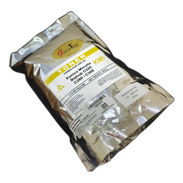 Toner Refill Amarillo Compatible Konica Bizhub 220/308/658