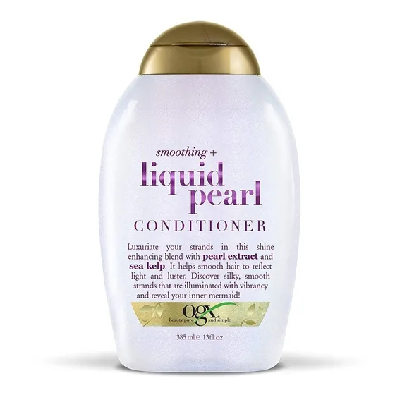 Acondicionador Smoothing + Liquid Pearl Ogx 
