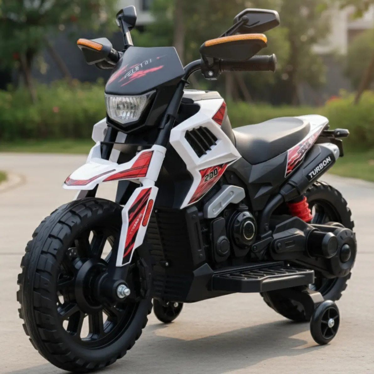 Mini Moto 6v Elétrica Infantil Pedal Com Som E Farol De Led Cor Branco Voltagem Do Carregador 127/220v