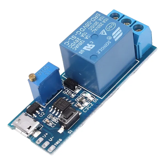 Temporizador Ajustable 0-24 Segundos Con Rele 5-30 V Arduino